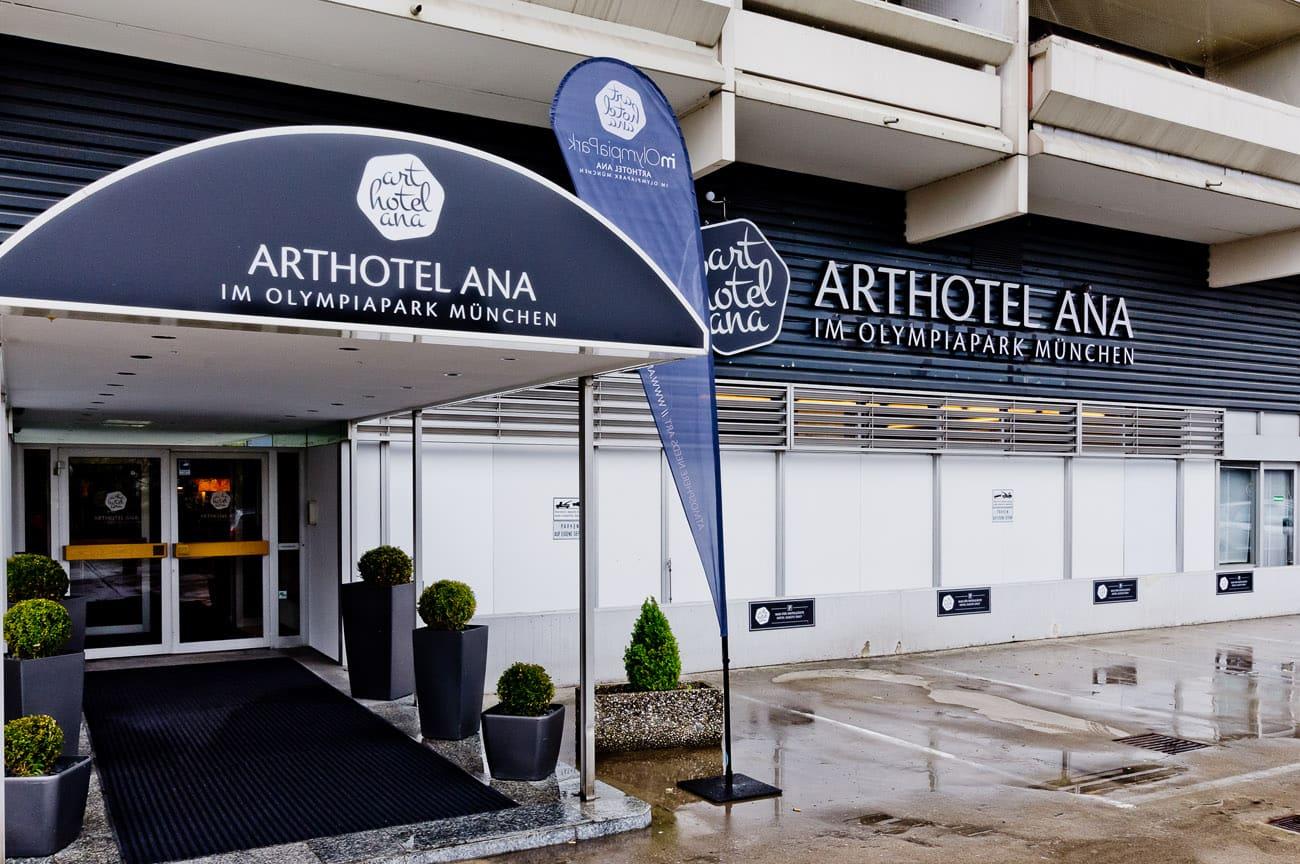 Arthotel Ana Im Olympiapark Мюнхен Экстерьер фото